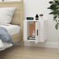 vidaXL TV-Wandschrank Hochglanz-Weiß 40x34,5x40 cm vidaXL TV-Wandschrank Hochglanz-Weiß 40x34,5x40 cm