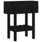 vidaXL Pflanzkübel Schwarz 62x30x69 cm Massivholz Kiefer vidaXL Pflanzkübel Schwarz 62x30x69 cm Massivholz Kiefer