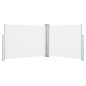 vidaXL Ausziehbare Seitenmarkise Creme 140 x 1000 cm vidaXL Ausziehbare Seitenmarkise Creme 140 x 1000 cm