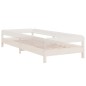 vidaXL Stapelbett Weiß 90x190 cm Massivholz Kiefer vidaXL Stapelbett Weiß 90x190 cm Massivholz Kiefer