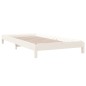 vidaXL Stapelbett Weiß 90x190 cm Massivholz Kiefer vidaXL Stapelbett Weiß 90x190 cm Massivholz Kiefer