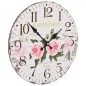 Vintage Wanduhr Blumen 30 cm Vintage Wanduhr Blumen 30 cm
