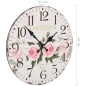 Vintage Wanduhr Blumen 30 cm Vintage Wanduhr Blumen 30 cm
