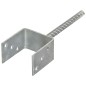 Pfostenträger 6 Stk. Silbern 9×6×30 cm Verzinkter Stahl Pfostenträger 6 Stk. Silbern 9×6×30 cm Verzinkter Stahl