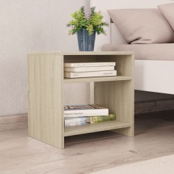 vidaXL Nachttische 2 Stk. Sonoma Eiche 40x30x40 cm Holzwerkstoff