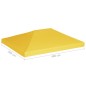 Pavillondach 270 g/m² 4x3 m Gelb Pavillondach 270 g/m² 4x3 m Gelb