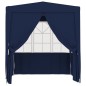 vidaXL Profi-Partyzelt mit Seitenwänden 2×2m Blau 90 g/m² vidaXL Profi-Partyzelt mit Seitenwänden 2×2m Blau 90 g/m²