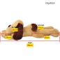 Hund Kuscheltier Plüsch Braun 80 cm Hund Kuscheltier Plüsch Braun 80 cm