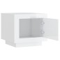 vidaXL Couchtisch Hochglanz-Weiß 51x50x45 cm Holzwerkstoff vidaXL Couchtisch Hochglanz-Weiß 51x50x45 cm Holzwerkstoff