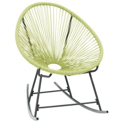 vidaXL Acapulco-Gartenstuhl Poly Rattan Grün