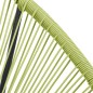 vidaXL Acapulco-Gartenstuhl Poly Rattan Grün vidaXL Acapulco-Gartenstuhl Poly Rattan Grün
