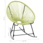 vidaXL Acapulco-Gartenstuhl Poly Rattan Grün vidaXL Acapulco-Gartenstuhl Poly Rattan Grün