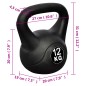 Kettlebell Kugelhantel Trainingshantel Gewicht 12KG Kettlebell Kugelhantel Trainingshantel Gewicht 12KG