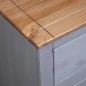vidaXL Sideboard Grau 80x40x83 cm Kiefernholz Panama vidaXL Sideboard Grau 80x40x83 cm Kiefernholz Panama