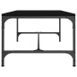 vidaXL Couchtisch Schwarz 80x50x35 cm Holzwerkstoff vidaXL Couchtisch Schwarz 80x50x35 cm Holzwerkstoff