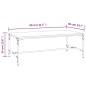 vidaXL Couchtisch Schwarz 80x50x35 cm Holzwerkstoff vidaXL Couchtisch Schwarz 80x50x35 cm Holzwerkstoff