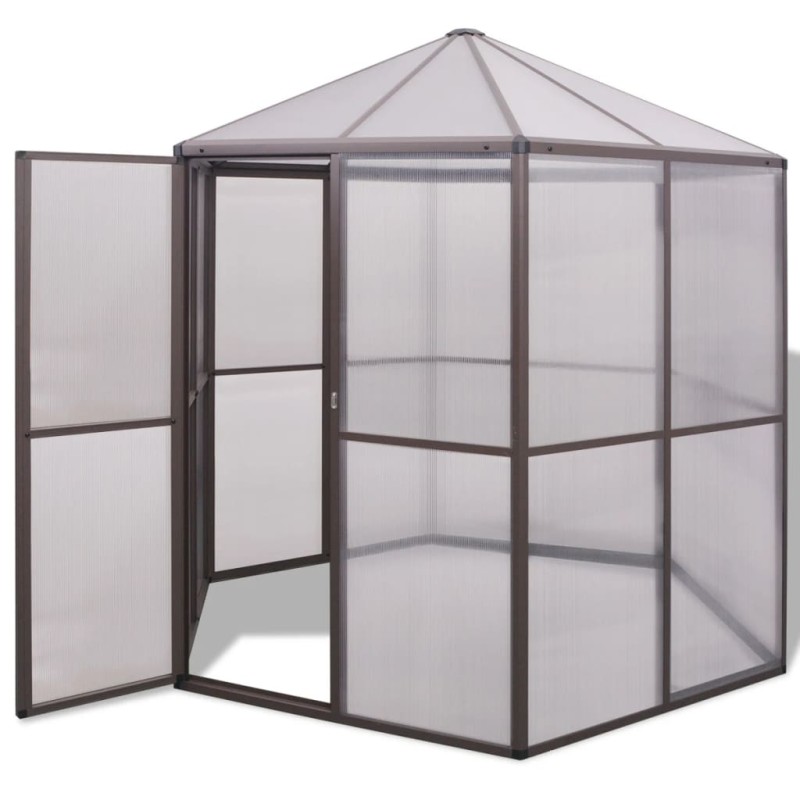 Gewächshaus Aluminium 240×211×232 cm Gewächshaus Aluminium 240×211×232 cm