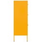 Schubladenschrank Senfgelb 80x35x101,5 cm Stahl Schubladenschrank Senfgelb 80x35x101,5 cm Stahl