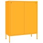 Schubladenschrank Senfgelb 80x35x101,5 cm Stahl Schubladenschrank Senfgelb 80x35x101,5 cm Stahl