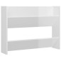 Wand-Schuhschrank Hochglanz-Weiß 80x18x60 cm Holzwerkstoff Wand-Schuhschrank Hochglanz-Weiß 80x18x60 cm Holzwerkstoff