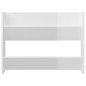 Wand-Schuhschrank Hochglanz-Weiß 80x18x60 cm Holzwerkstoff Wand-Schuhschrank Hochglanz-Weiß 80x18x60 cm Holzwerkstoff