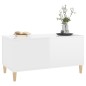 Couchtisch Hochglanz-Weiß 90x44,5x45 cm Holzwerkstoff Couchtisch Hochglanz-Weiß 90x44,5x45 cm Holzwerkstoff