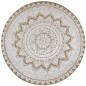 Teppich Jute Geflochten Bedruckt 150 cm Rund Teppich Jute Geflochten Bedruckt 150 cm Rund