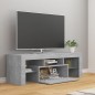 vidaXL TV-Schrank mit LED-Beleuchtung Betongrau 120x35x40 cm vidaXL TV-Schrank mit LED-Beleuchtung Betongrau 120x35x40 cm