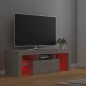 vidaXL TV-Schrank mit LED-Beleuchtung Betongrau 120x35x40 cm vidaXL TV-Schrank mit LED-Beleuchtung Betongrau 120x35x40 cm