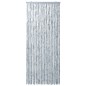 vidaXL Insektenschutz-Vorhang Weiß und Grau 90x220 cm Chenille vidaXL Insektenschutz-Vorhang Weiß und Grau 90x220 cm Chenille