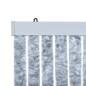 vidaXL Insektenschutz-Vorhang Weiß und Grau 90x220 cm Chenille vidaXL Insektenschutz-Vorhang Weiß und Grau 90x220 cm Chenille