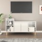 TV-Schrank Hochglanz-Weiß 100x35x55 cm Holzwerkstoff TV-Schrank Hochglanz-Weiß 100x35x55 cm Holzwerkstoff