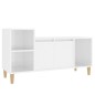 TV-Schrank Hochglanz-Weiß 100x35x55 cm Holzwerkstoff TV-Schrank Hochglanz-Weiß 100x35x55 cm Holzwerkstoff
