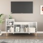 TV-Schrank Hochglanz-Weiß 100x35x55 cm Holzwerkstoff TV-Schrank Hochglanz-Weiß 100x35x55 cm Holzwerkstoff