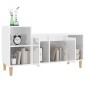TV-Schrank Hochglanz-Weiß 100x35x55 cm Holzwerkstoff TV-Schrank Hochglanz-Weiß 100x35x55 cm Holzwerkstoff
