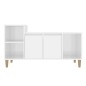 TV-Schrank Hochglanz-Weiß 100x35x55 cm Holzwerkstoff TV-Schrank Hochglanz-Weiß 100x35x55 cm Holzwerkstoff