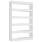 vidaXL Bücherregal/Raumteiler Hochglanz-Weiß 100x30x166 cm vidaXL Bücherregal/Raumteiler Hochglanz-Weiß 100x30x166 cm