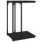 Beistelltisch Schwarz 40x30x60 cm Holzwerkstoff Beistelltisch Schwarz 40x30x60 cm Holzwerkstoff