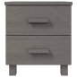 vidaXL Nachttische HAMAR 2 Stk. Hellgrau 40x35x44,5 cm Massivholz vidaXL Nachttische HAMAR 2 Stk. Hellgrau 40x35x44,5 cm Massivholz
