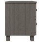 vidaXL Nachttische HAMAR 2 Stk. Hellgrau 40x35x44,5 cm Massivholz vidaXL Nachttische HAMAR 2 Stk. Hellgrau 40x35x44,5 cm Massivholz