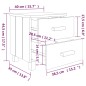 vidaXL Nachttische HAMAR 2 Stk. Hellgrau 40x35x44,5 cm Massivholz vidaXL Nachttische HAMAR 2 Stk. Hellgrau 40x35x44,5 cm Massivholz
