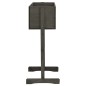 Garten-Spalier mit Blumenkasten Grau 45x30x74 cm Tannenholz Garten-Spalier mit Blumenkasten Grau 45x30x74 cm Tannenholz