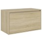 vidaXL Flurbank 80x40x45 cm Sonoma-Eiche Holzwerkstoff vidaXL Flurbank 80x40x45 cm Sonoma-Eiche Holzwerkstoff