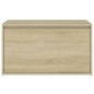 vidaXL Flurbank 80x40x45 cm Sonoma-Eiche Holzwerkstoff vidaXL Flurbank 80x40x45 cm Sonoma-Eiche Holzwerkstoff