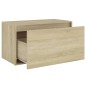 vidaXL Flurbank 80x40x45 cm Sonoma-Eiche Holzwerkstoff vidaXL Flurbank 80x40x45 cm Sonoma-Eiche Holzwerkstoff