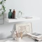 vidaXL Schweberegal Hochglanz-Weiß 60x23,5x3,8 cm MDF vidaXL Schweberegal Hochglanz-Weiß 60x23,5x3,8 cm MDF