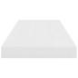 vidaXL Schweberegal Hochglanz-Weiß 60x23,5x3,8 cm MDF vidaXL Schweberegal Hochglanz-Weiß 60x23,5x3,8 cm MDF