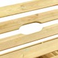 vidaXL Doppel-Sonnenliege Grün Imprägniertes Kiefernholz vidaXL Doppel-Sonnenliege Grün Imprägniertes Kiefernholz