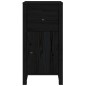Sideboards 2 Stk. Schwarz 40x35x80 cm Massivholz Kiefer Sideboards 2 Stk. Schwarz 40x35x80 cm Massivholz Kiefer