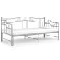 vidaXL Ausziehsofa Bettgestell Grau Metall 90x200 cm vidaXL Ausziehsofa Bettgestell Grau Metall 90x200 cm